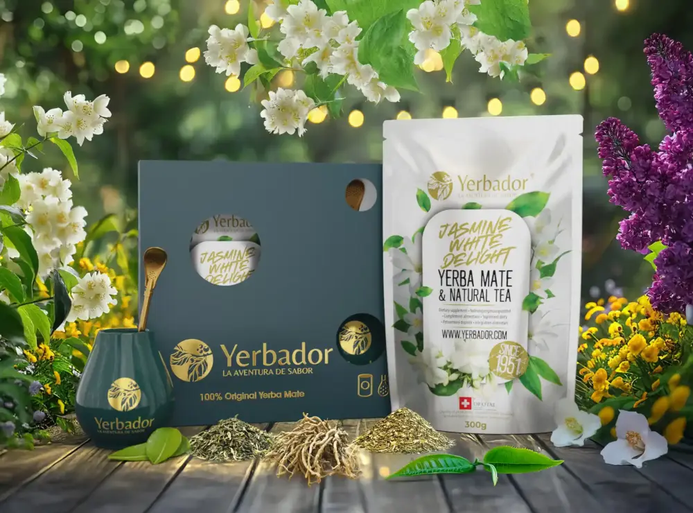 DÁRKOVÁ SADA YERBA MATÉ - JASMÍNOVÉ BÍLÉ POTĚŠENÍ 300g