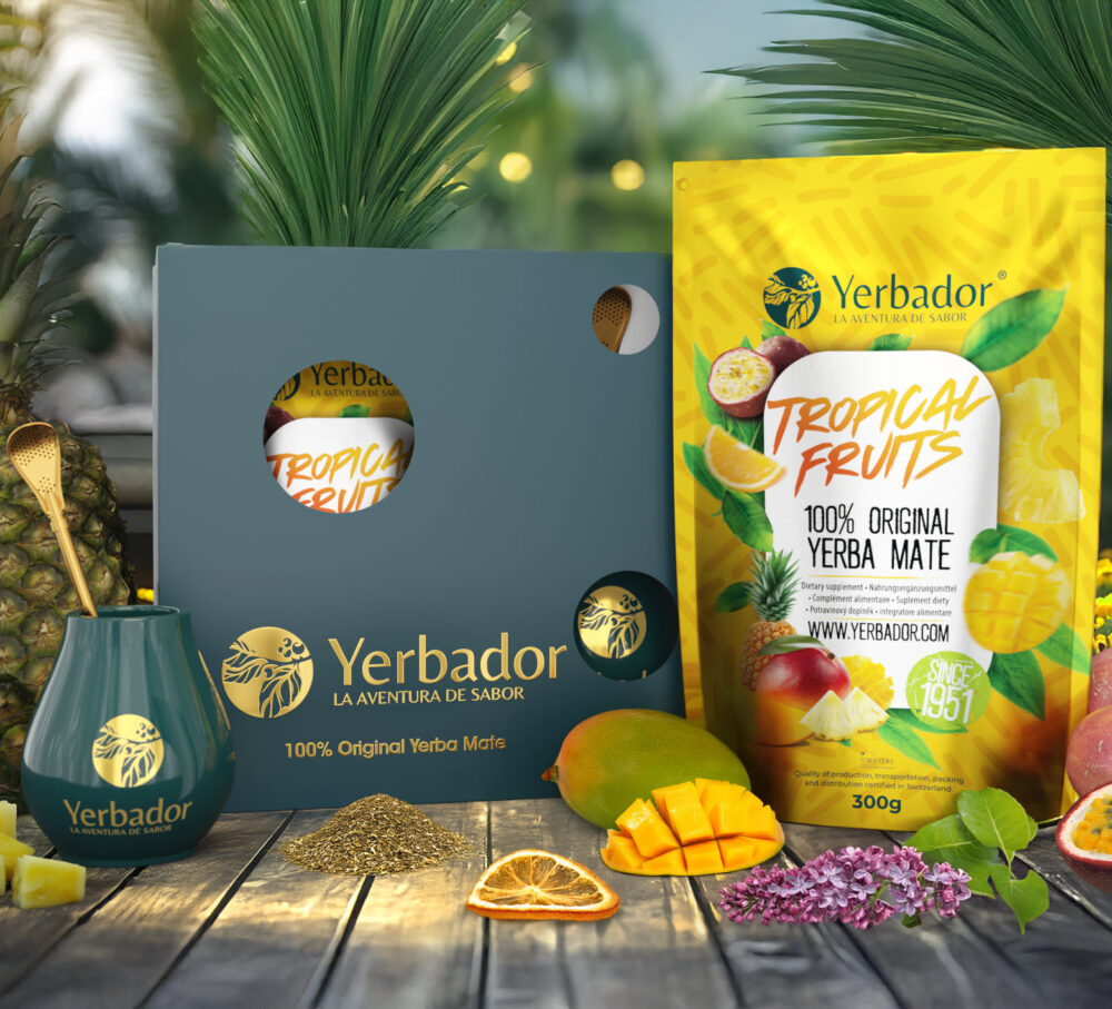 DÁRKOVÁ SADA YERBA MATÉ - TROPICKÉ OVOCE