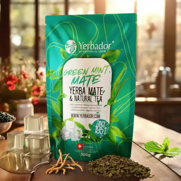 ZELENÁ MÁTA – YERBA MATÉ + ZELENÝ ČAJ