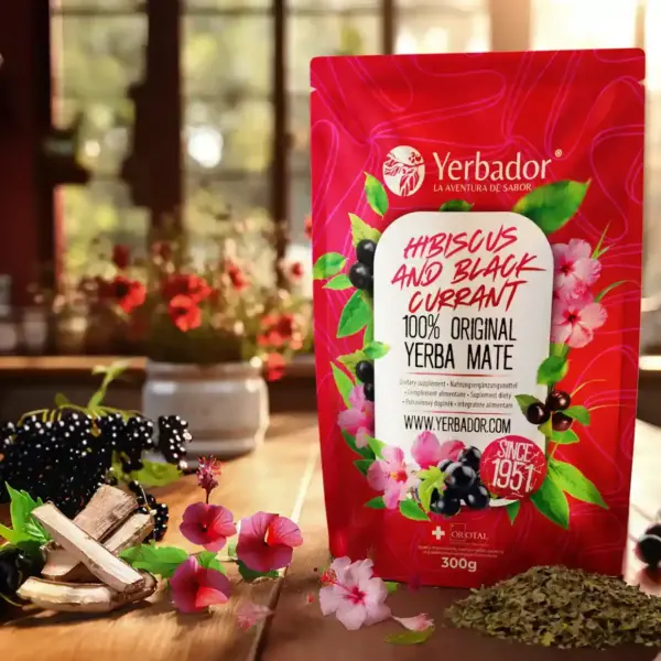 YERBA MATE - HIBISCUS A ČERNÝ RYBÍZ