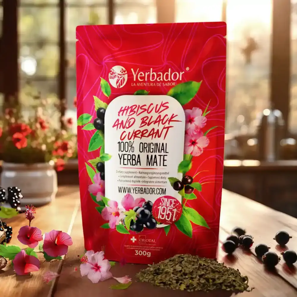 YERBA MATE - HIBISCUS A ČERNÝ RYBÍZ