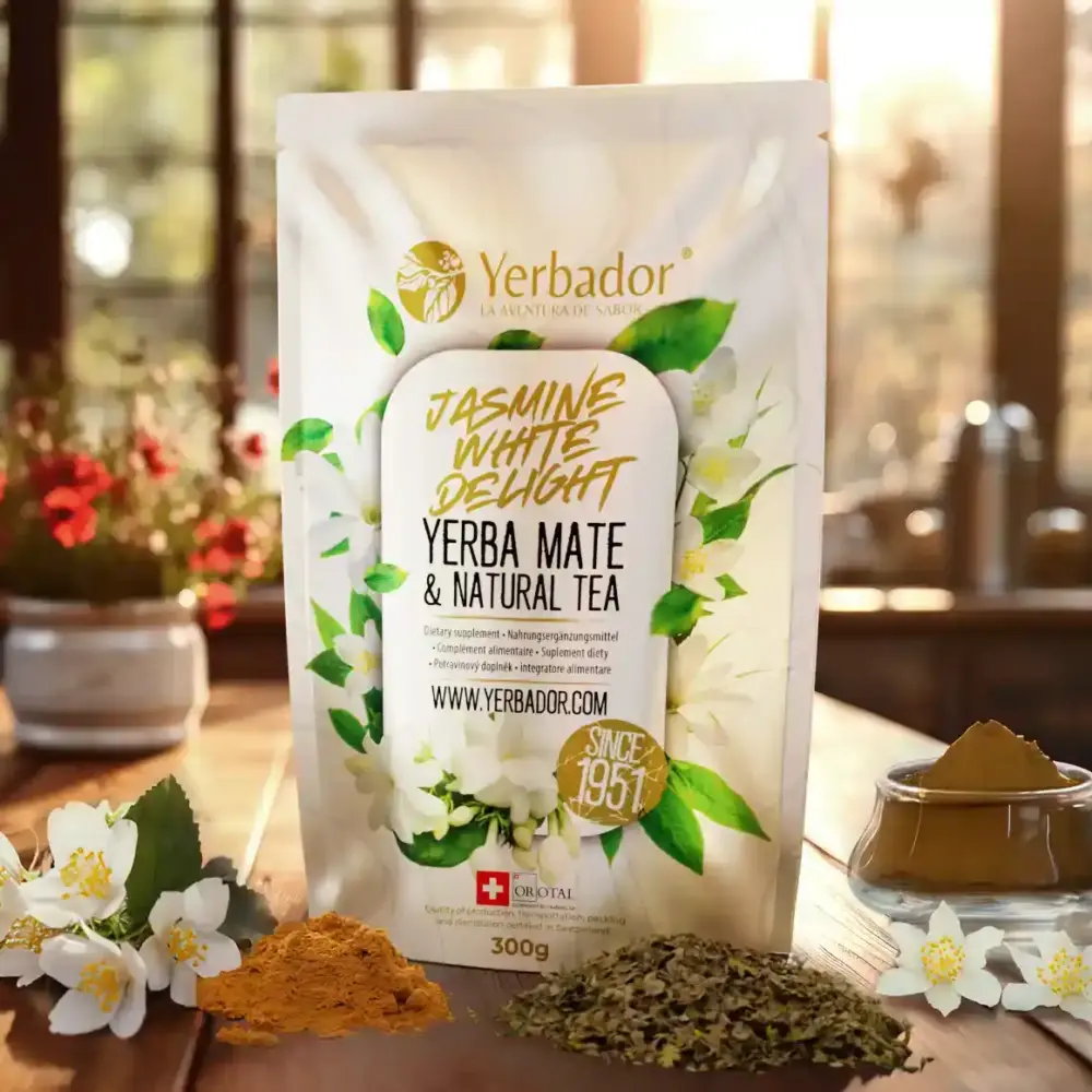 BÍLÝ JASMÍN – YERBA MATÉ + BÍLÝ ČAJ