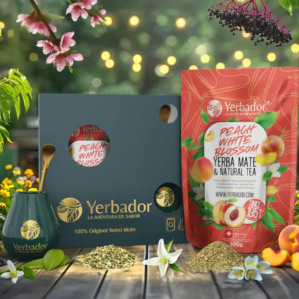 STARTOVACÍ SADA YERBA MATÉ - BROSKVOVÝ SAD - YERBA MATÉ + ZELENÝ ČAJ