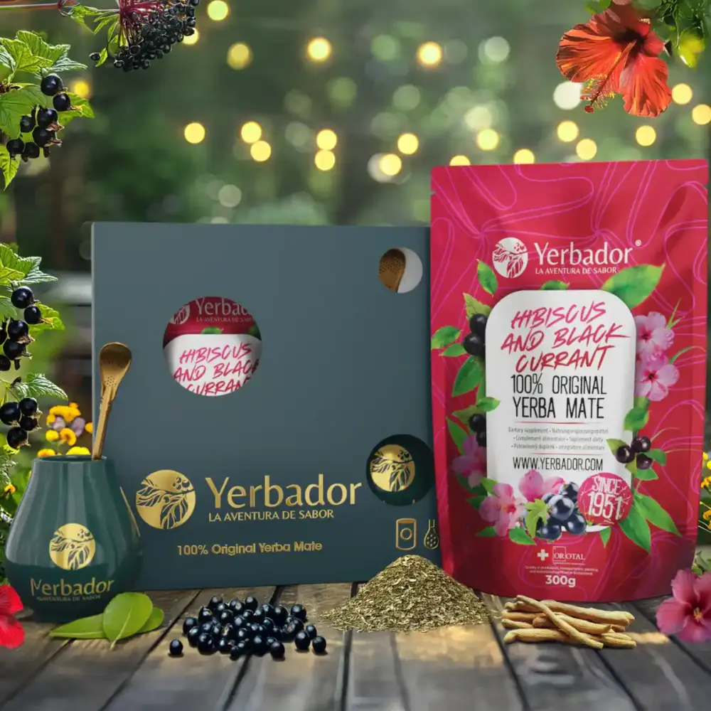 STARTOVACÍ SADA YERBA MATÉ – HIBISCUS A ČERNÝ RYBÍZ