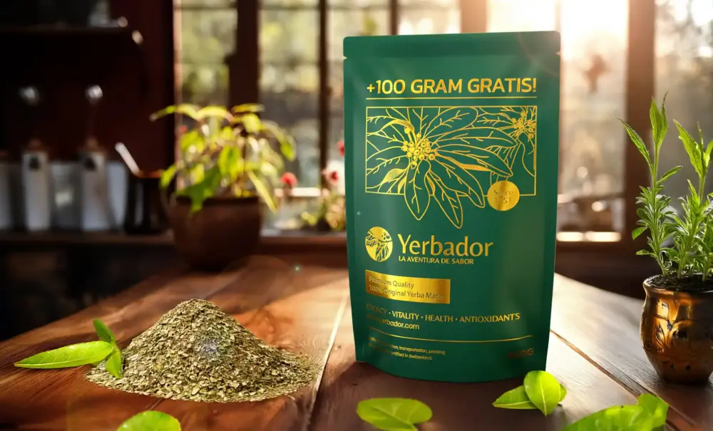 HERMETICKÝ DOYPACK YERBA MATE YERBADOR + 100G ZDARMA