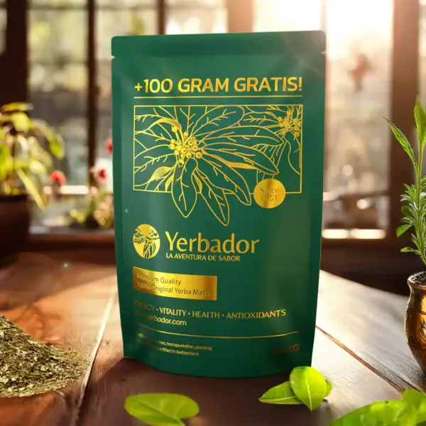 HERMETICKÝ DOYPACK YERBA MATE YERBADOR + 100G ZDARMA