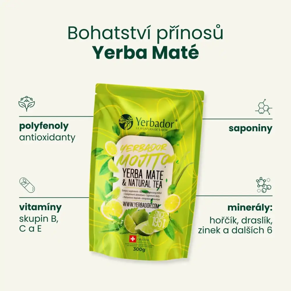 YERBA MATE YERBADOR – YERBA S ČAJEM 3 + 1 - Image 7