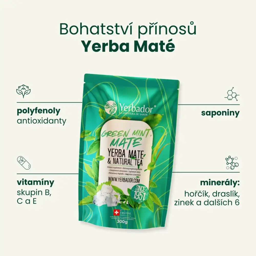 YERBA MATE YERBADOR – YERBA S ČAJEM 3 + 1 - Image 5